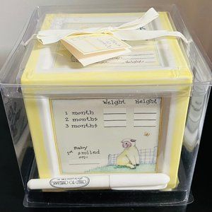 "A Block to Grown On" Write on Keepsake & Bank by Child to Cherish